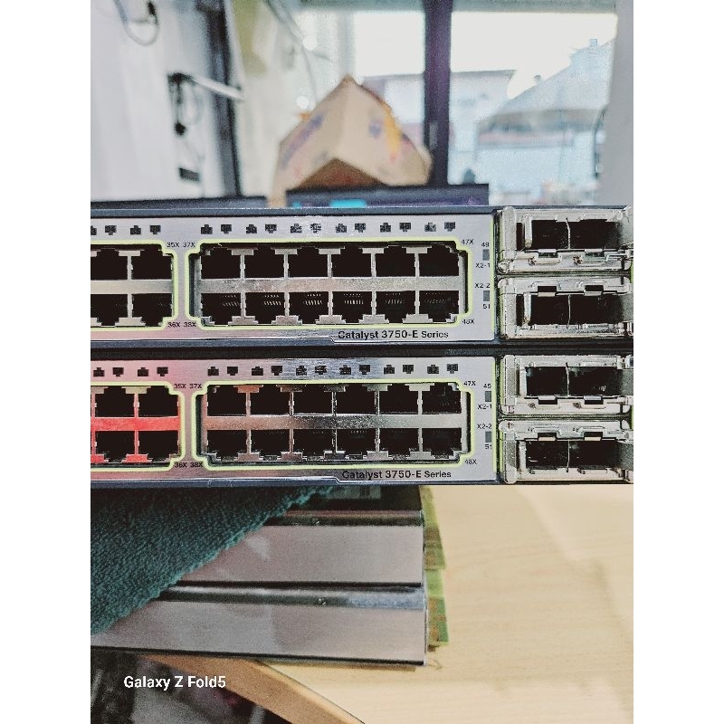 Jual Switch Cisco Catalyst 3750-E dan 3750 Series harga utk 1 pasang (2 ...