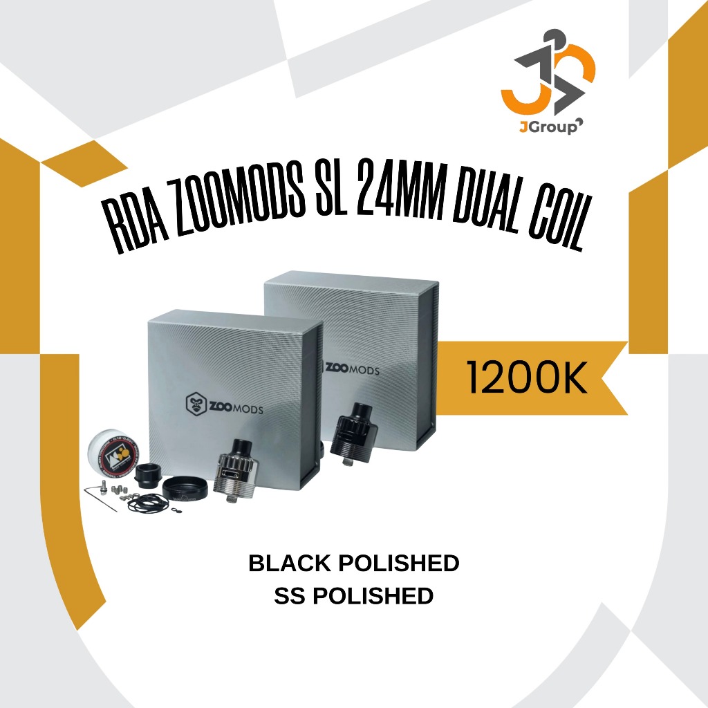 Jual ZOO MODS ZOO RDA SL 24MM DUAL COIL AUTHENTIC BY VAPE ZOO | Shopee ...