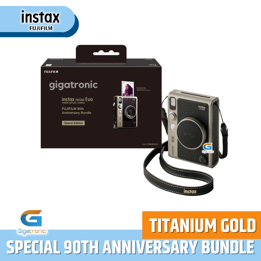 Fujifilm Instax Mini Evo Kamera Hybrid Instant Digital Print Foto  Langsung Original Garansi Resmi