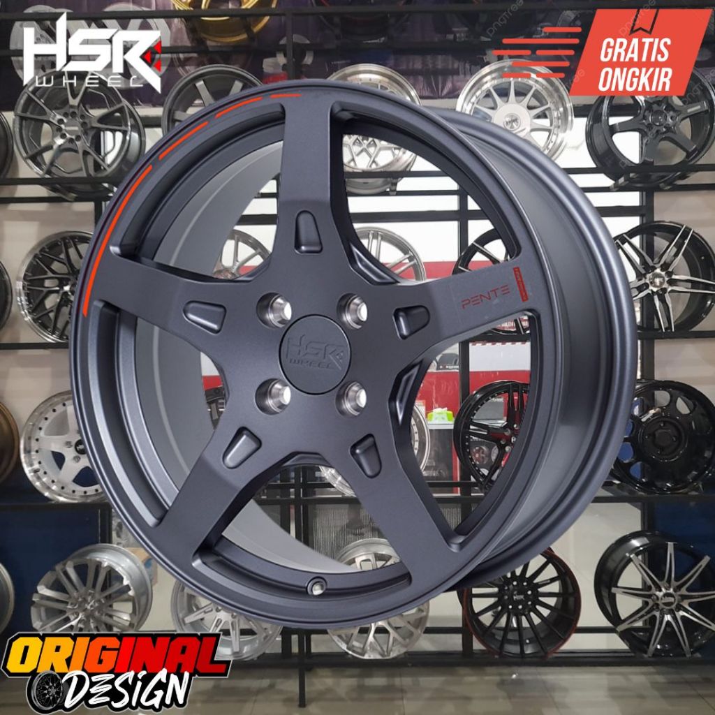 Jual velg mobil ring16 Pelek HSR PENTE R16 untuk freed , raize , ignis ...