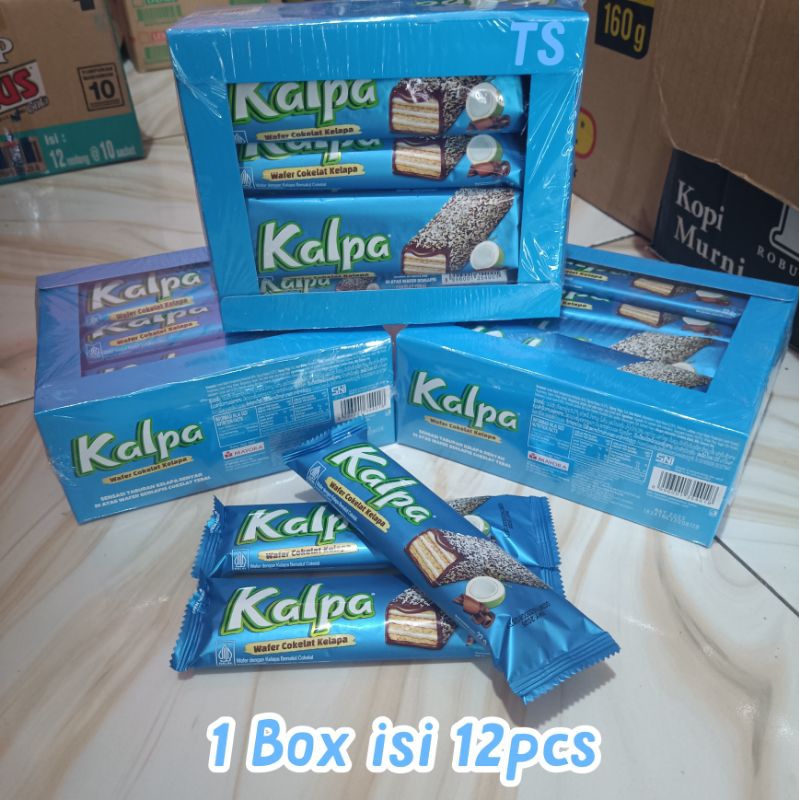 Jual Kalpa Wafer Cokelat Kelapa, 1 Box isi 12 pcs | Shopee Indonesia
