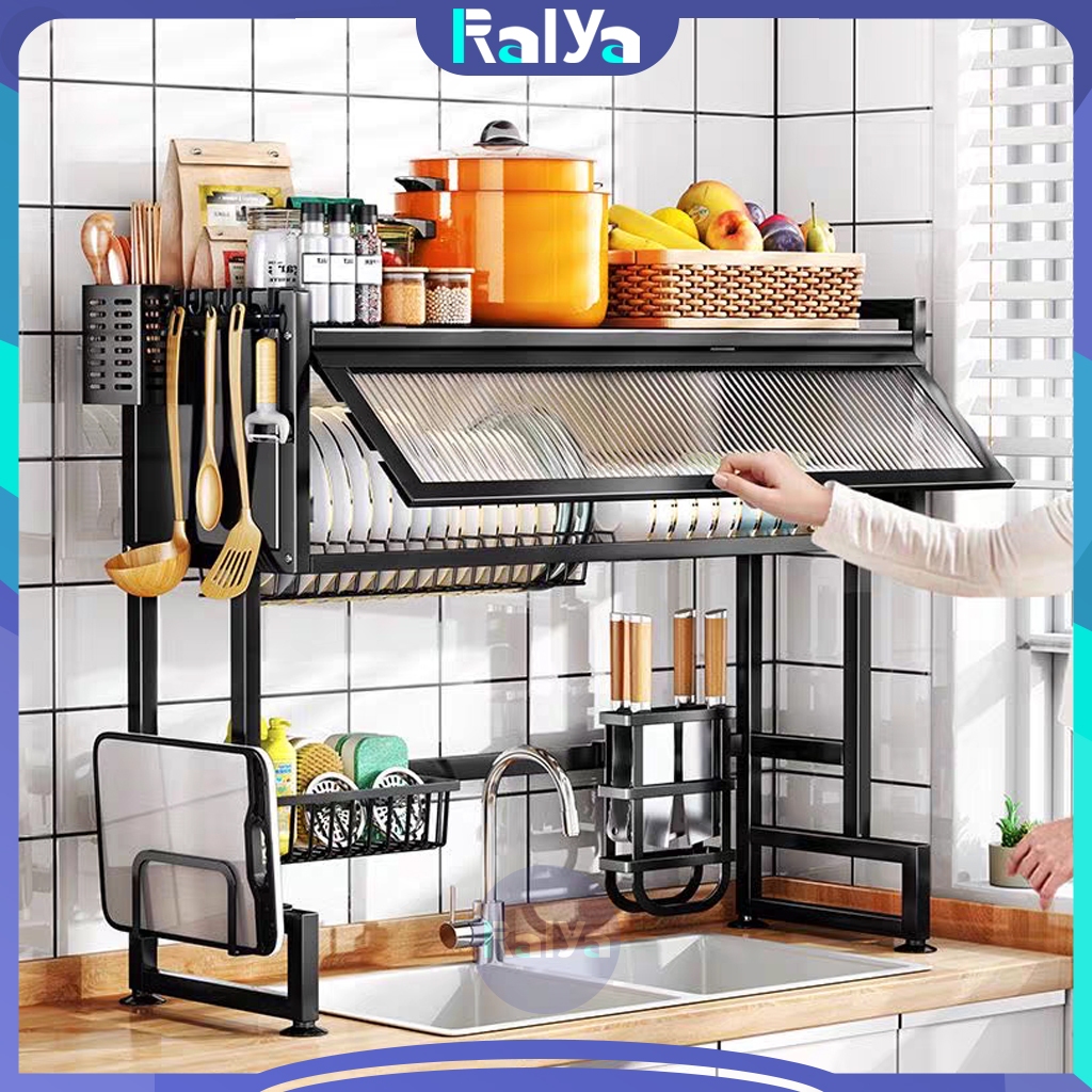Jual Rak Piring Wastafel Stainless Steel Multifungsi Rak Dapur Rak Rak ...
