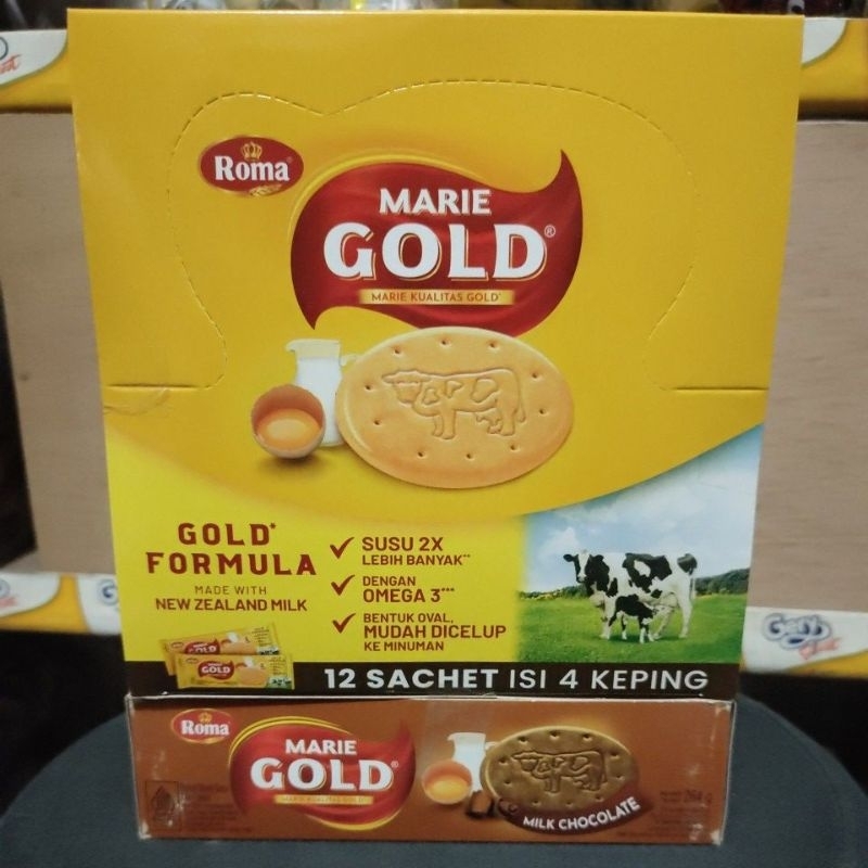 Jual Roma marie Gold 1box isi 12sachet Random (request di note/chat ...