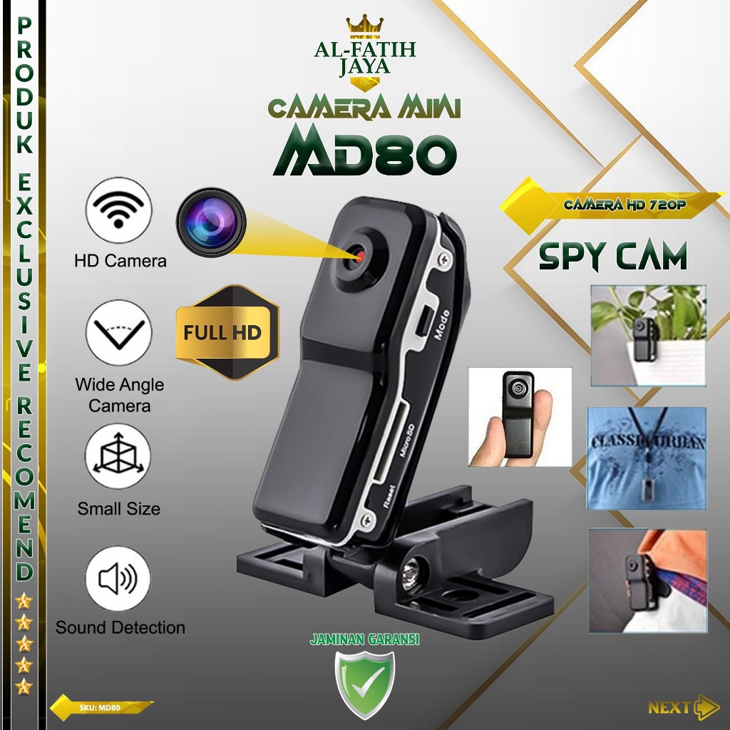 Jual Spy Camera MD80 Mini Thumb DV DVR Kamera Digitak Portabel