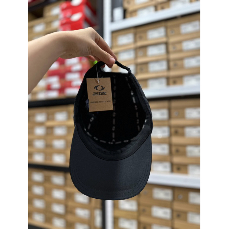 Jual TOPI RUNNING ASTEC HURRY ACTIVE CAPS BLACK ASCCAU3SF1BL ASTEC HAT ...