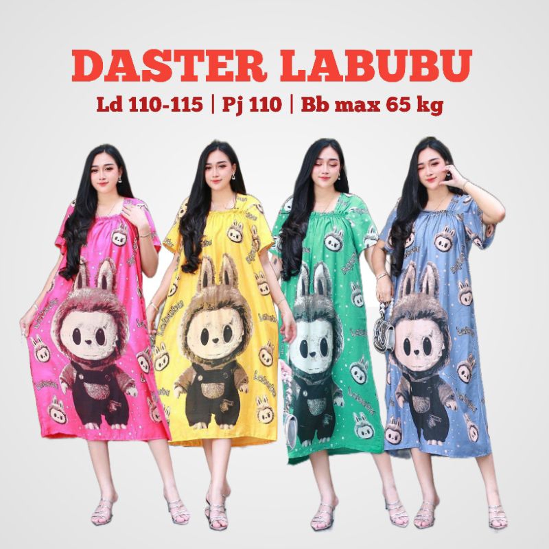 Jual DRES FUJI LABUBU JUMBO BUSUI LD 120 KERUT DEPAN LENGAN PENDEK ...