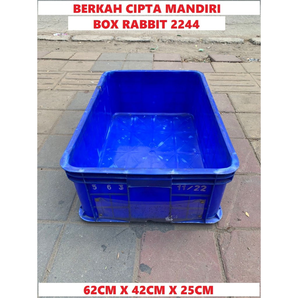 Jual BOX KERANJANG PLASTIK MURAH INDUSTRI CONTAINER RAPAT RABBIT 2244 ...