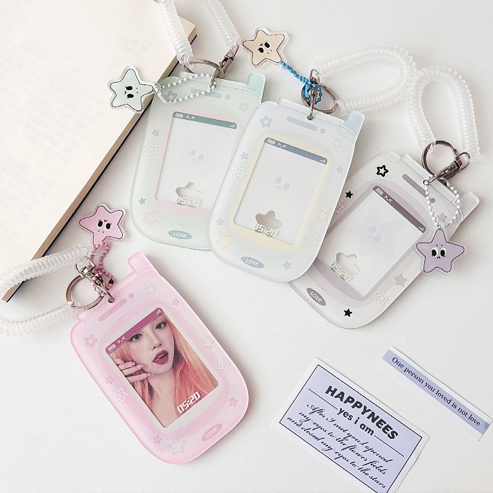 Jual Ins Star Acrylic Phone Shape Card Holder 3 Inch Photocard Frame ...
