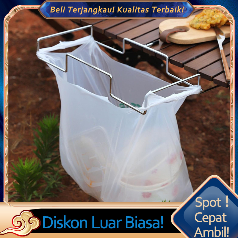 Jual Gantungan Kantong Sampah/Rak Sampah Garbage Trash Rack Camping ...