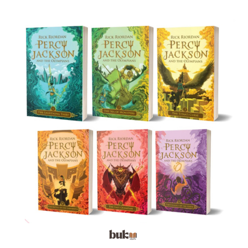 Jual Novel Percy Jackson And The Olympians Series by Rick Riordan ...