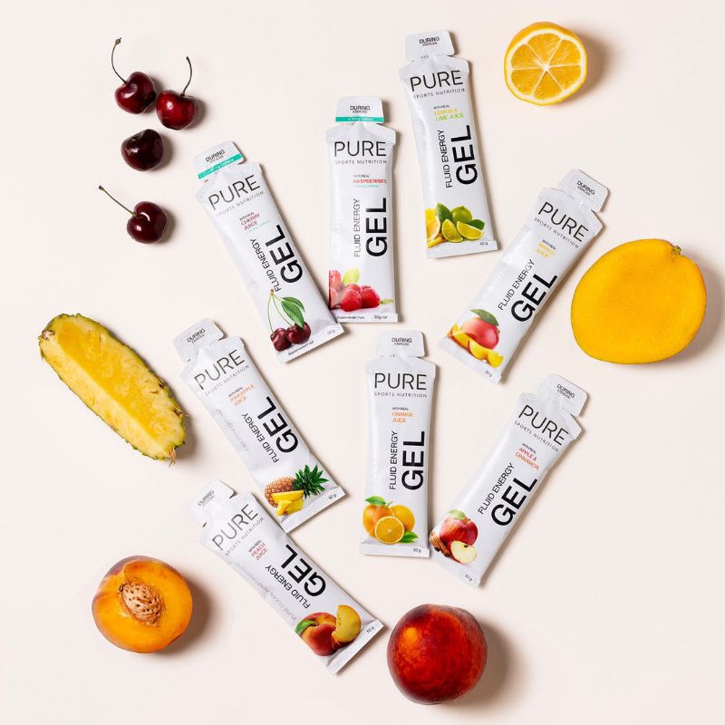 Jual PURE FLUID energy gel New Zealend nutrisi olahraga sports ...