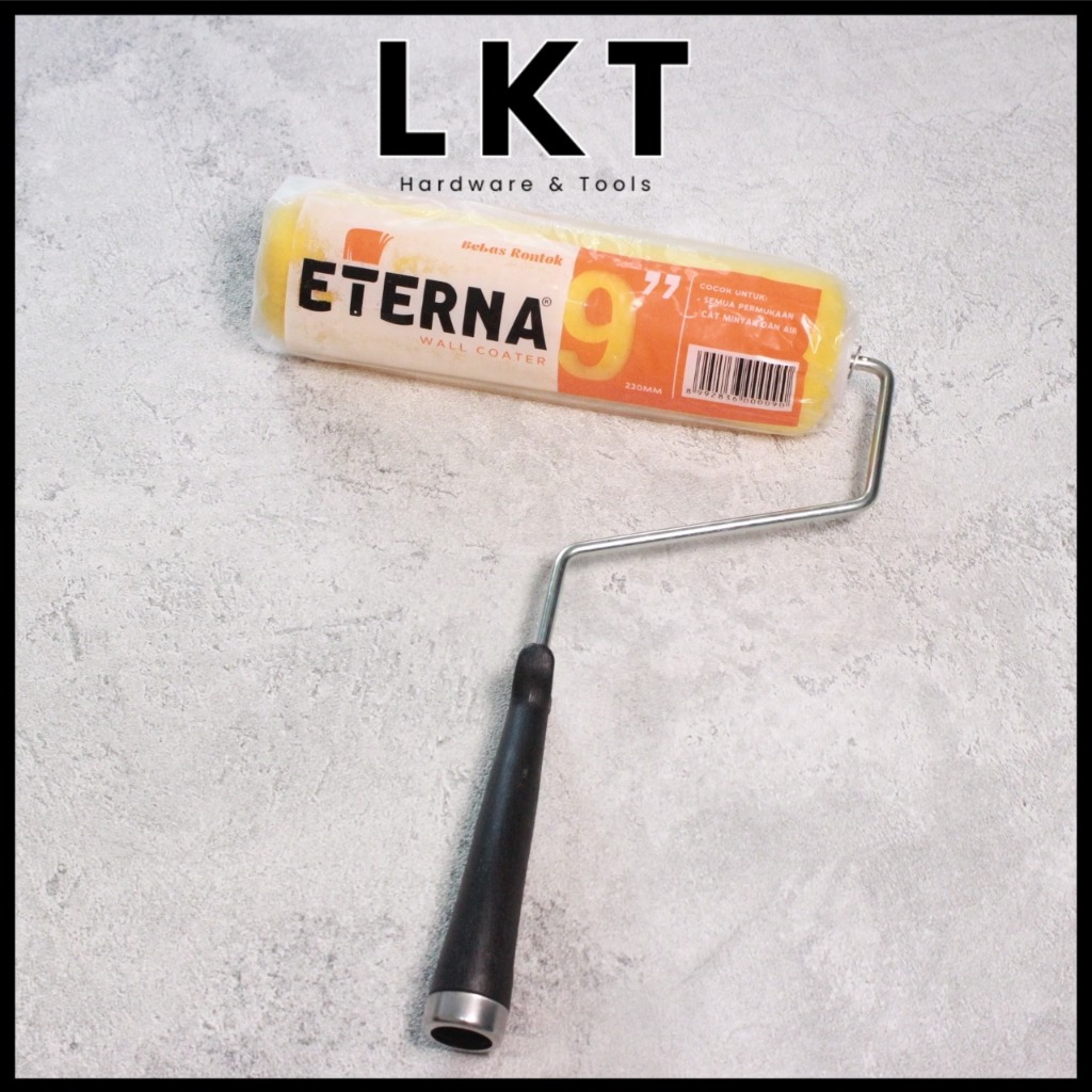 Jual ETERNA Kuas Rol Roller Brush Set / Bulu Kuas Rol 9 Inch | Shopee ...
