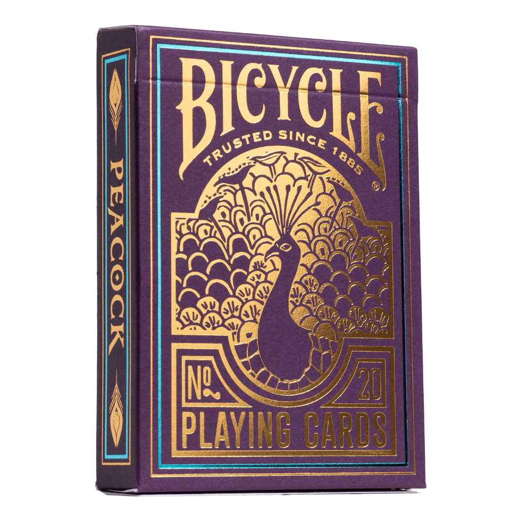 Jual Kartu Remi Bicycle Purple Peacock Playing Cards - Made in USA by ...