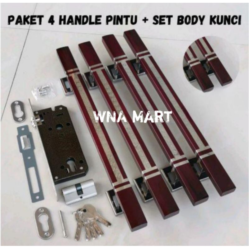 Gagang pintu rumah. 15x30 kotak