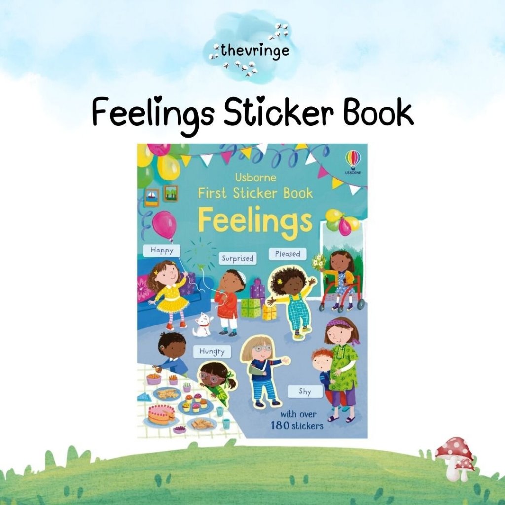 Jual Feelings Usborne First Sticker Book activity sticker book buku ...