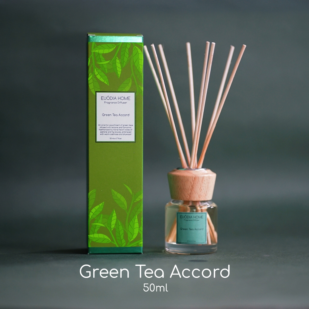 Jual Euodia Home Green Tea Accord Fragrance Diffuser - Aromaterapi