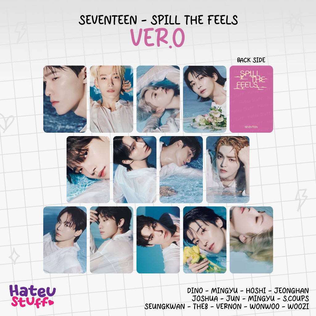 Jual Seventeen Unofficial Photocard SPILL THE FEELS + Love, Money