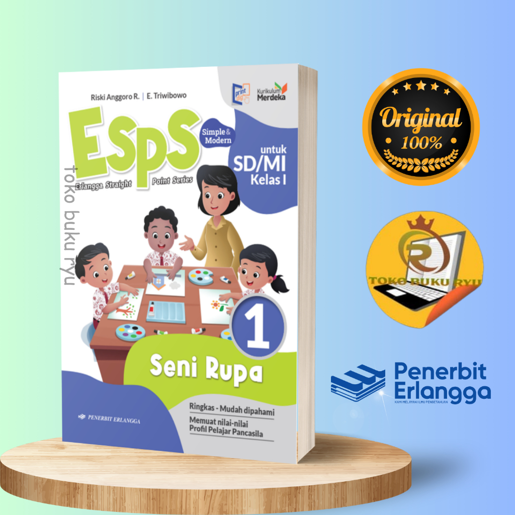 Jual Esps Seni Rupa Kelas 1 SD Kurikulum Merdeka Erlangga | Shopee ...