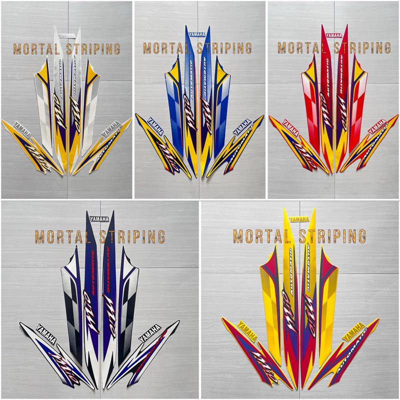 Jual STICKER STRIPING FULL SET LIS LIST BODI YAMAHA MOTOR MIO SPORTY ...