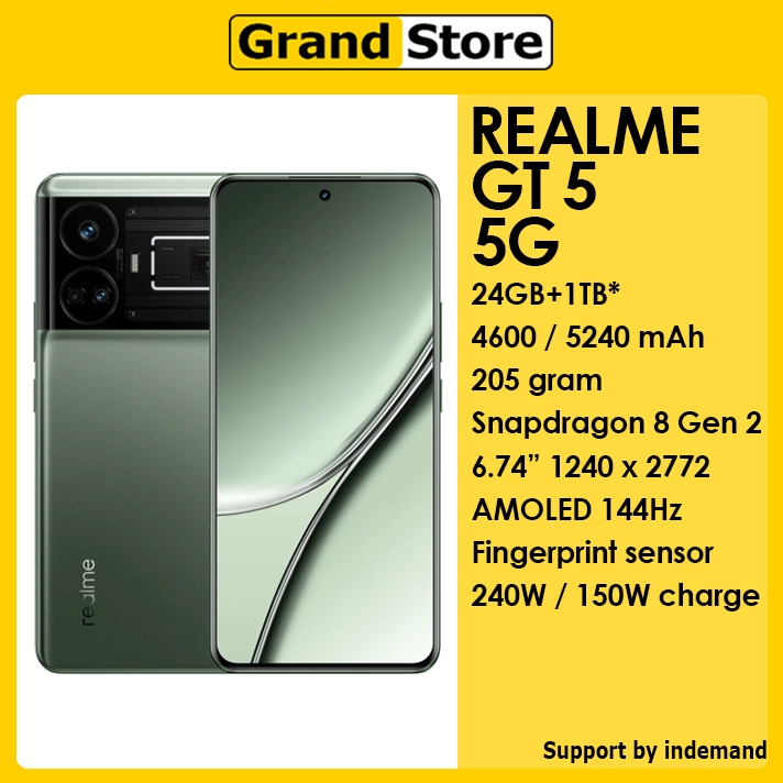 Realme GT5 Pro 12 256GB スナップドラゴン8 gen 3 realme Resmi