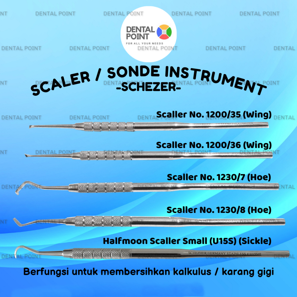 Jual Scaler/ Scaller /Alat Scaling ManualDental Instrument Schezer ...