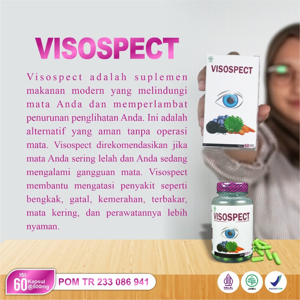 Jual Obat Mata Visospect Obat Mata Katarak Vitamin Mata Buram | Shopee ...