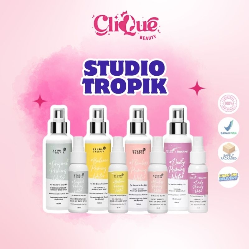 Jual STUDIO TROPIK Priming Water Size 30 ml / 150 ml - Studio Tropik ...
