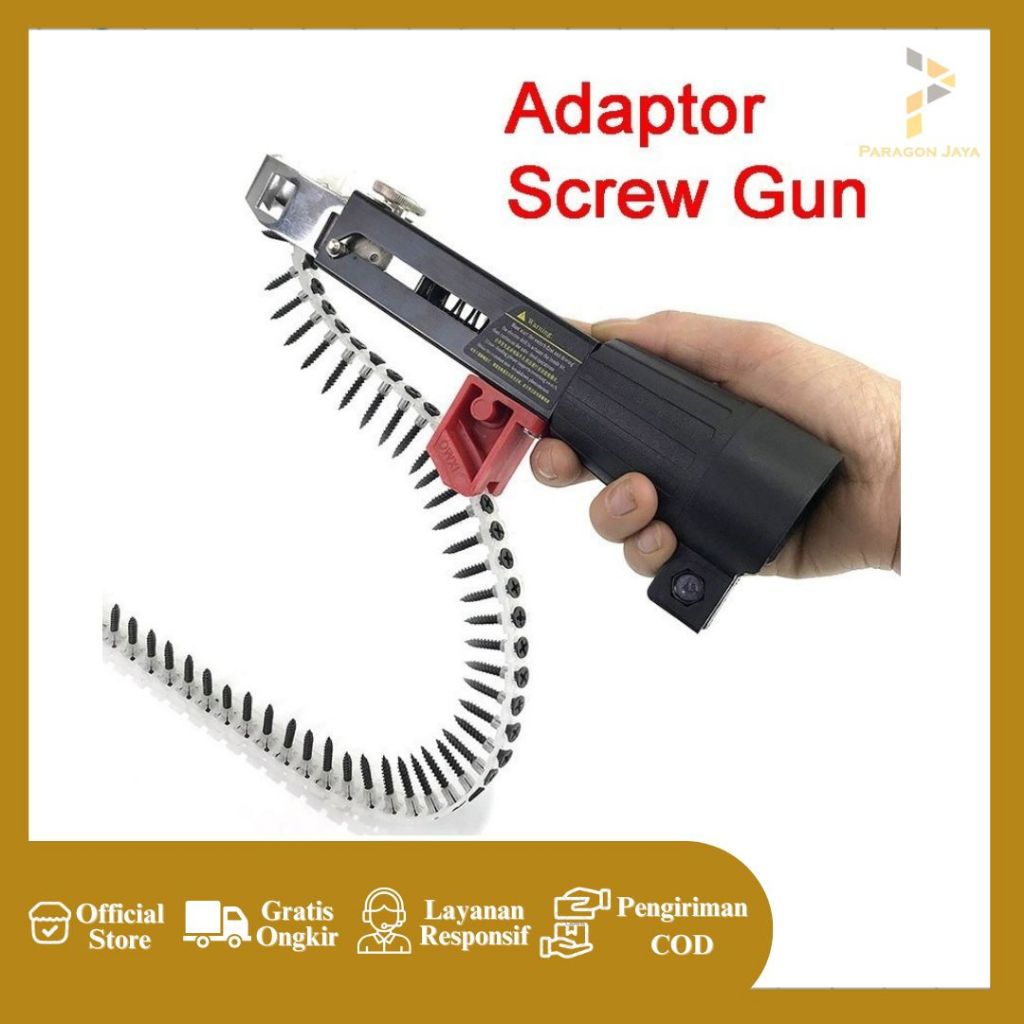 Jual Adaptor Screw Gun Tembakan Sekrup Paku Rantai Automatic Adapter ...