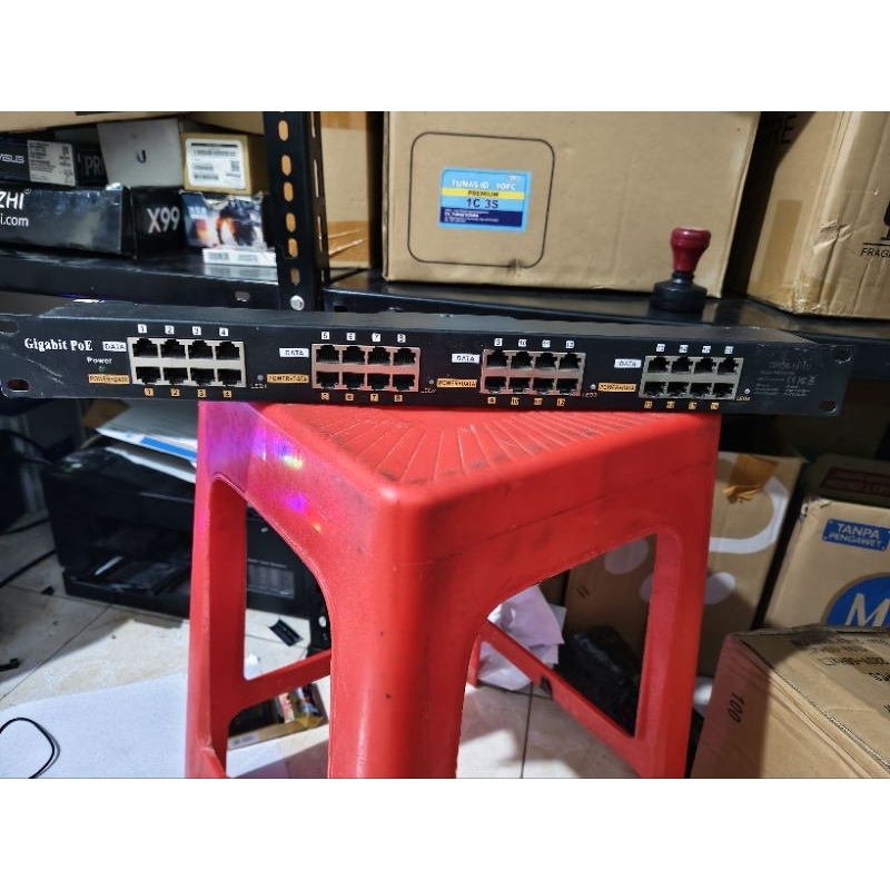 Jual Poe Injector Rackmount Gigabit 16 Port | Shopee Indonesia