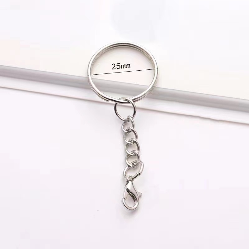 Jual (10/PCS) Besi Ring Gantungan Kunci Ganci Keychain RING 2,5 CM ...