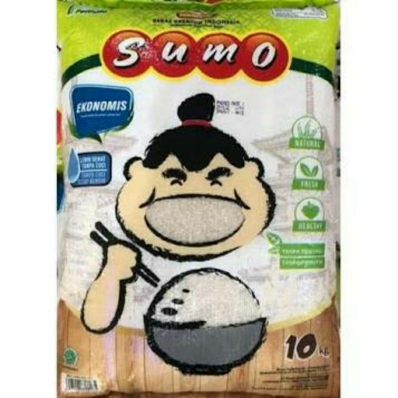 Jual Beras Premium SUMO - Kemasan HIJAU 10kg | Shopee Indonesia