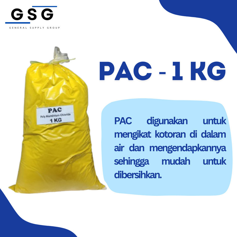 Jual PAC / Poly Aluminium Chloride Ex China - 1 Kg | Shopee Indonesia