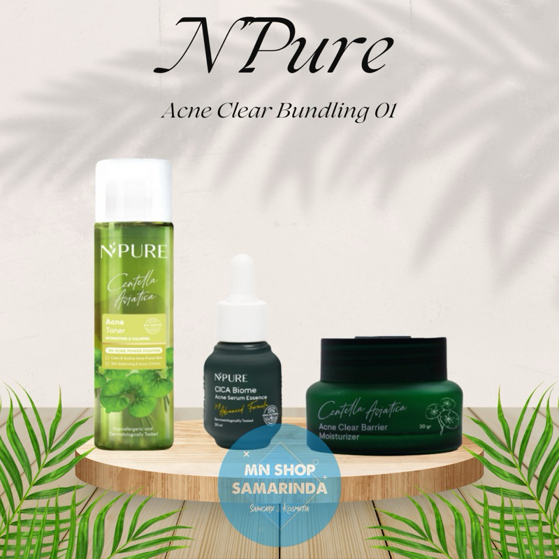 Jual NPURE ACNE CARE BUNDLING | N’PURE ACNE FACE TONER | N’PURE CICA ...