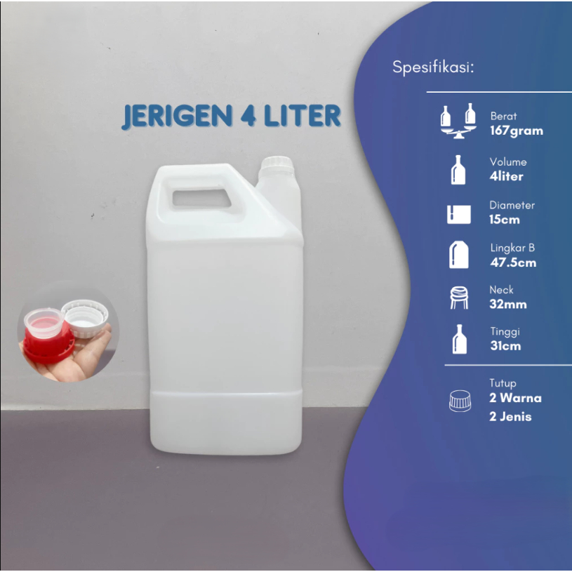 Jual Drigen Bekas Plastik 5lt / drigen plastik kemasan 5 liter Jerigen ...