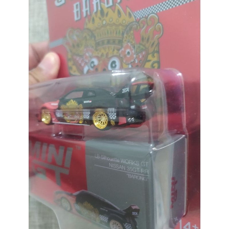 Jual MiniGT Nissan GTR R35 LBWK Barong MiniGT x Mizu Diecast | Shopee ...