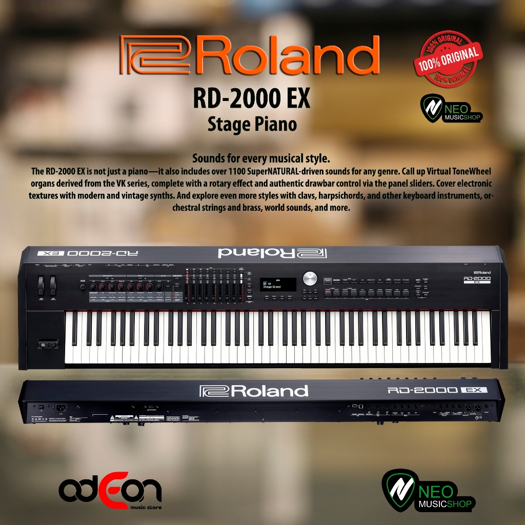 Jual ROLAND RD2000EX RD2000-EX STAGE PIANO | Shopee Indonesia