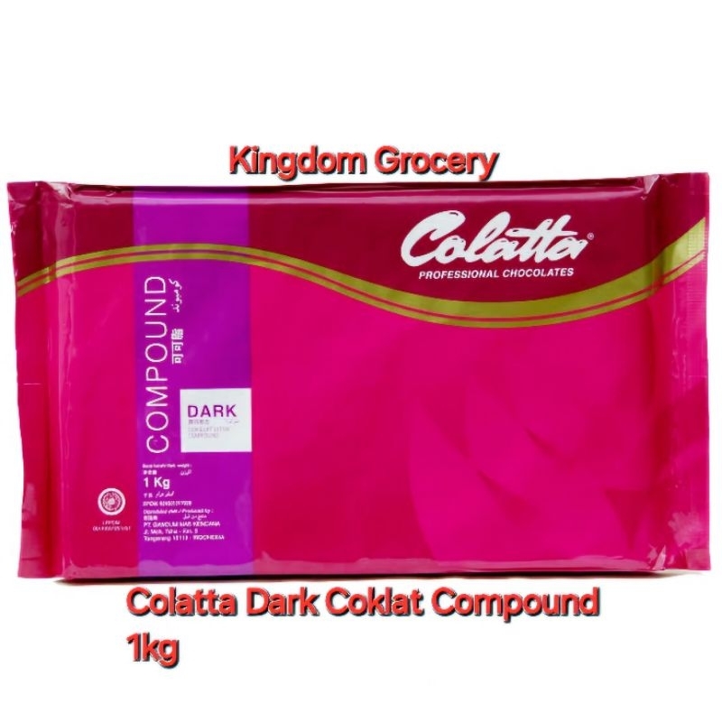 Jual COLATTA DARK COKLAT COMPOUND 1KG ORIGINAL | Shopee Indonesia