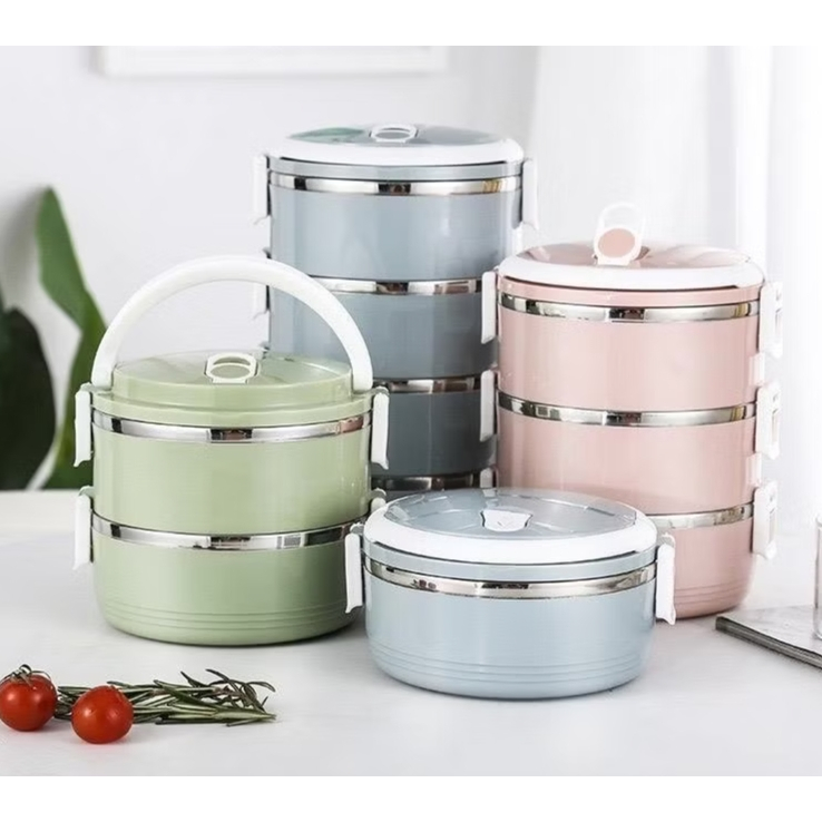 Jual Premium Rantang Stainless Susun 3 Tahan Panas & Dingin | Shopee ...
