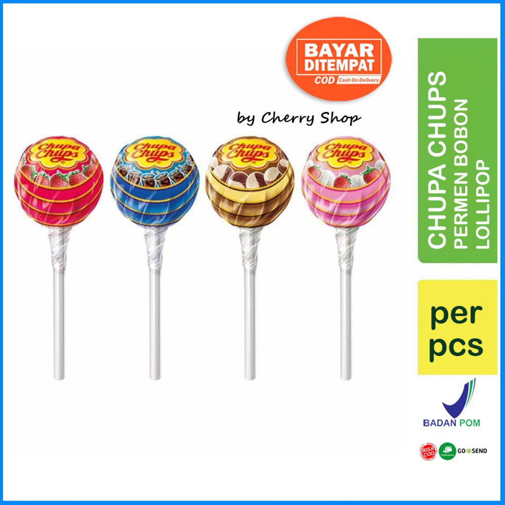 Jual [PER PCS] Chupa Chups Lollipop Aneka Rasa 10gr By Cherry Shop ...