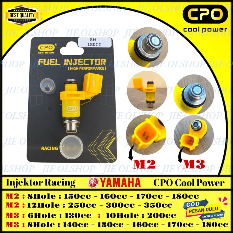 Jual CPO Injektor Racing M2 M3 Yamaha NMAX VIXION R15 MIO M3 MIO J MA ...