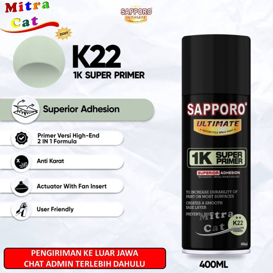 Jual Cat Semprot Sapporo Ultimate K22 1K Super Primer Epoksi Epoxy ...