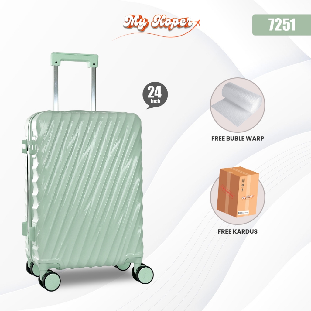Jual Koper Travel 24 Inch Koper Bagasi TSA Lock Anti Air Tahan Banting ...
