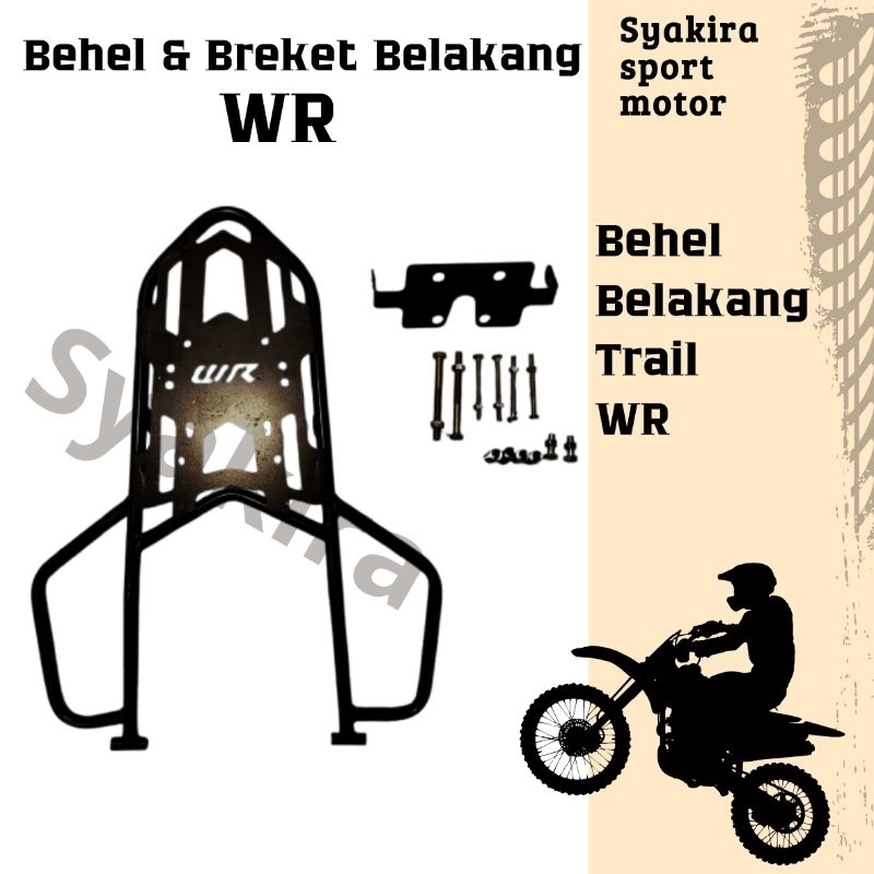 Jual Behel Wr Bracket Rak Bagasi Besi Belakang Yamaha Wr Shopee Indonesia