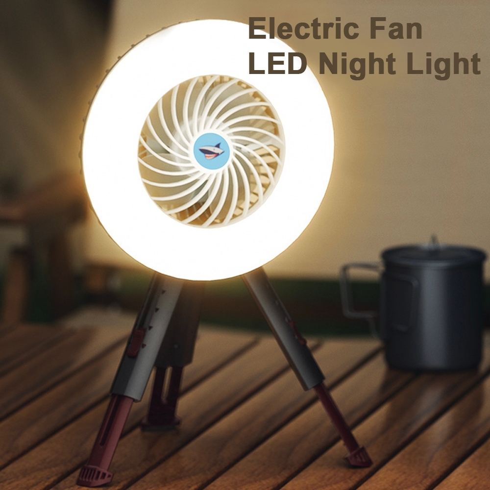 Jual Kipas angin mini portable 2in1 fan lamp LED | Shopee Indonesia