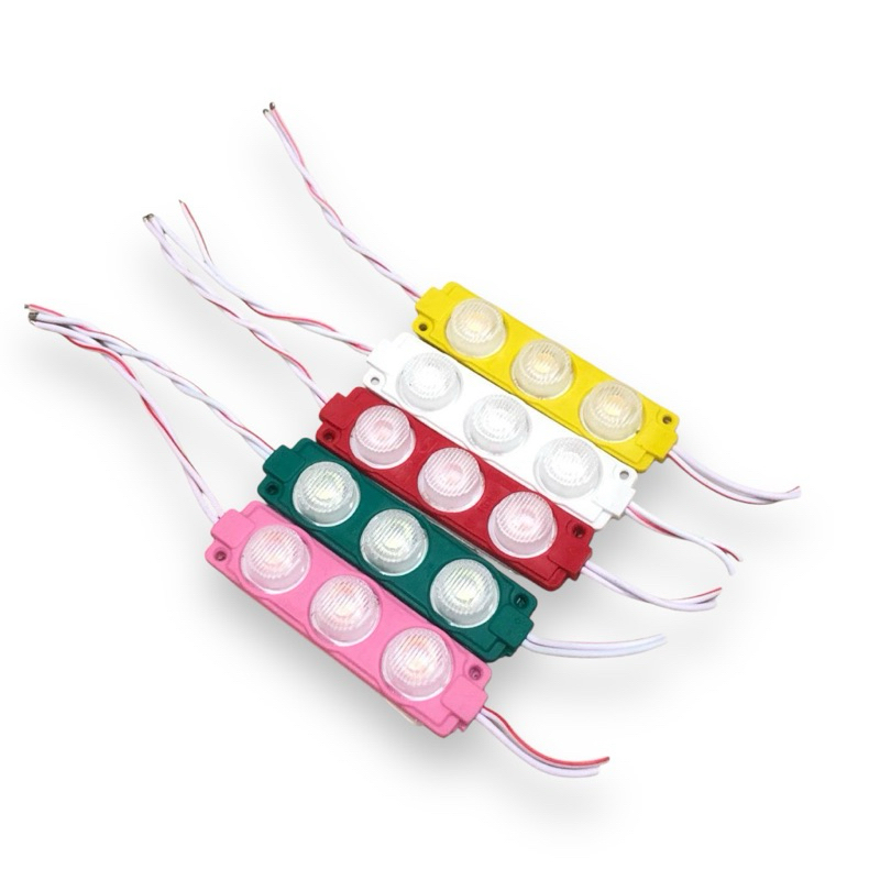Jual LED RENTENG / MODULE 3 MATA BULAT 12V /24V JUAL PER BIJI (SATUAN ...