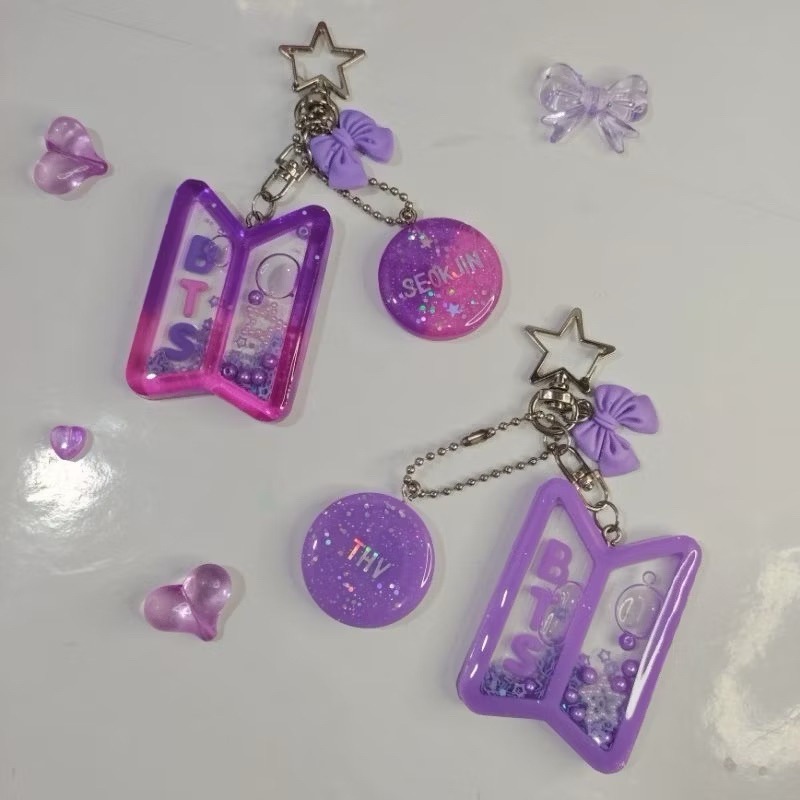 Jual Shaker Keychain Logo BTS Resin | Shopee Indonesia