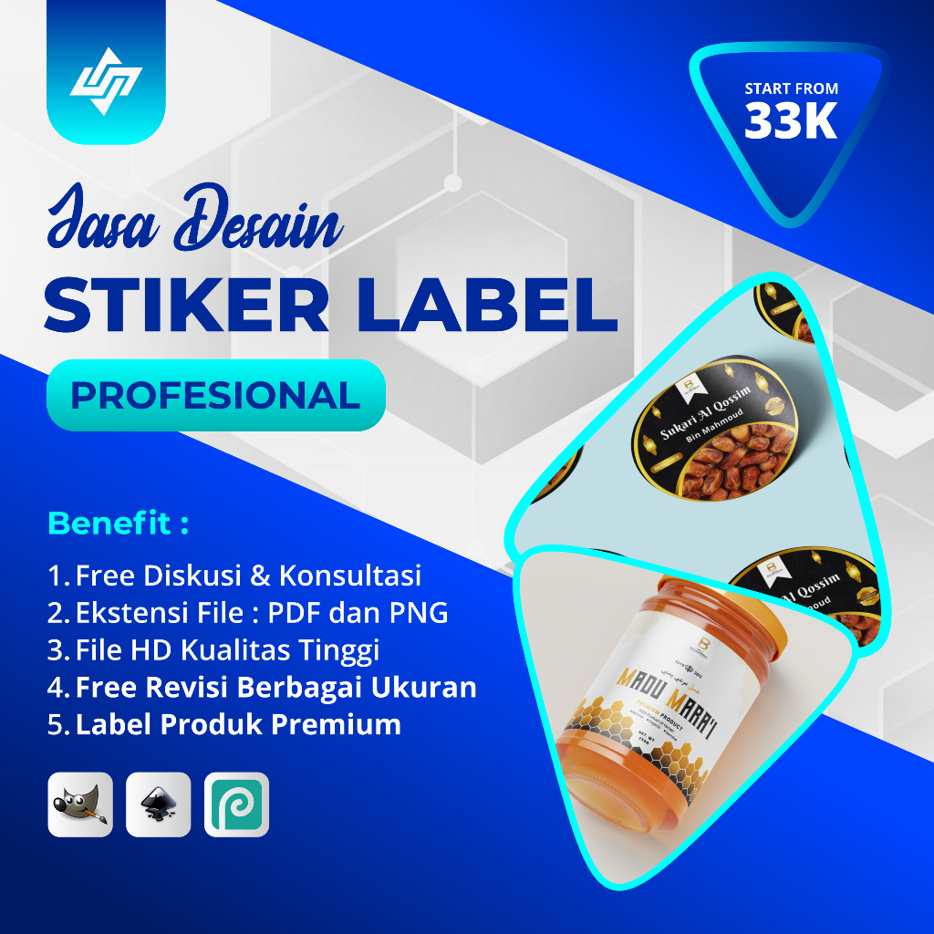 Jual 1 JAM JADI | BEBAS REVISI | JASA DESAIN STIKER LABEL HARGA ...