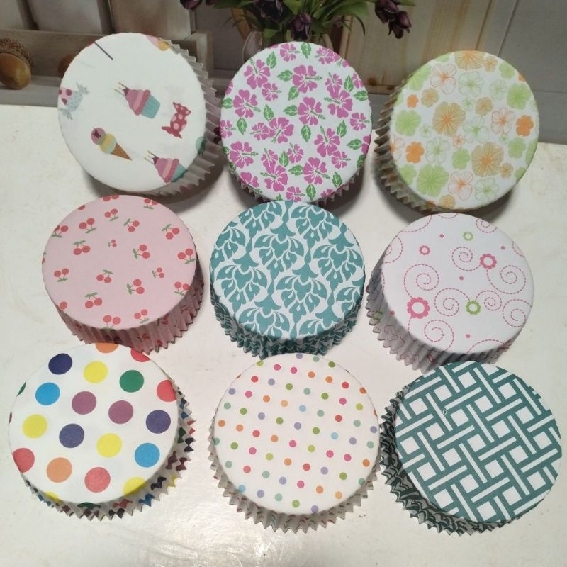 Jual Cup roti laminasi bulat DM 8 varian motif isi 200pcs | Shopee ...