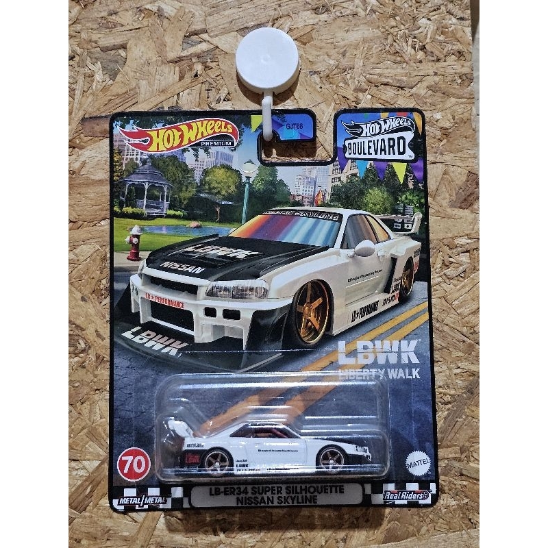 Jual Hotwheels Premium - LBWK ER34 Nissan Skyline GTR ER34 Japan Card ...