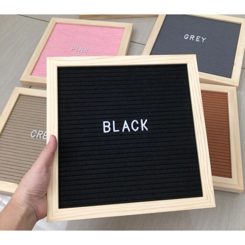 Jual Letter Board 25x25cm Sudah Include Huruf / Papan Nama Bayi / Papan ...